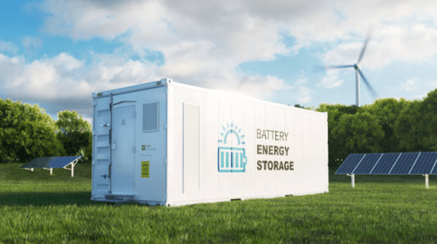 Sistema de almacenamiento de energía con baterías integrado en planta solar fotovoltaica